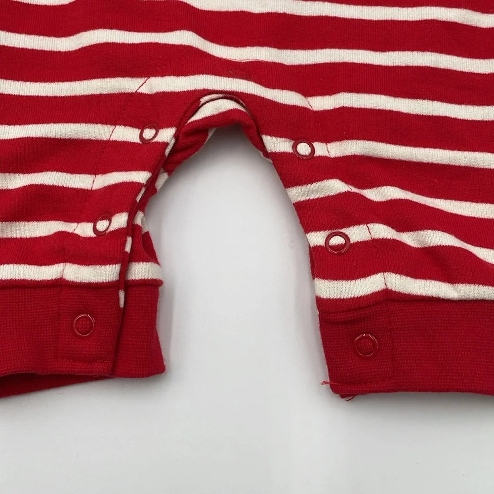 Baby Santa Gnome Onesie Romper Christmas Outfit with‎ Santa Hat - 0-3M